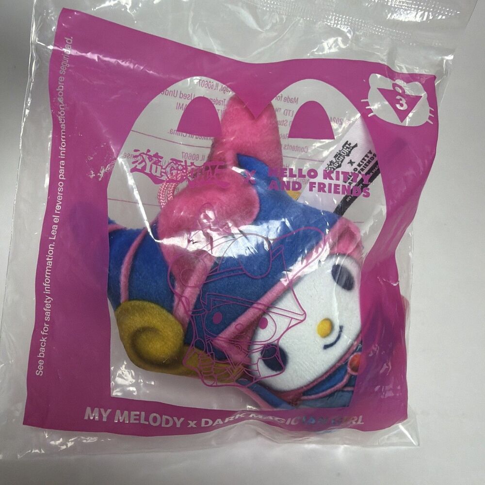 McDonalds My Melody X Dark Magician Girl Happy Meal Toy Sanrio Hello Kitty 2024